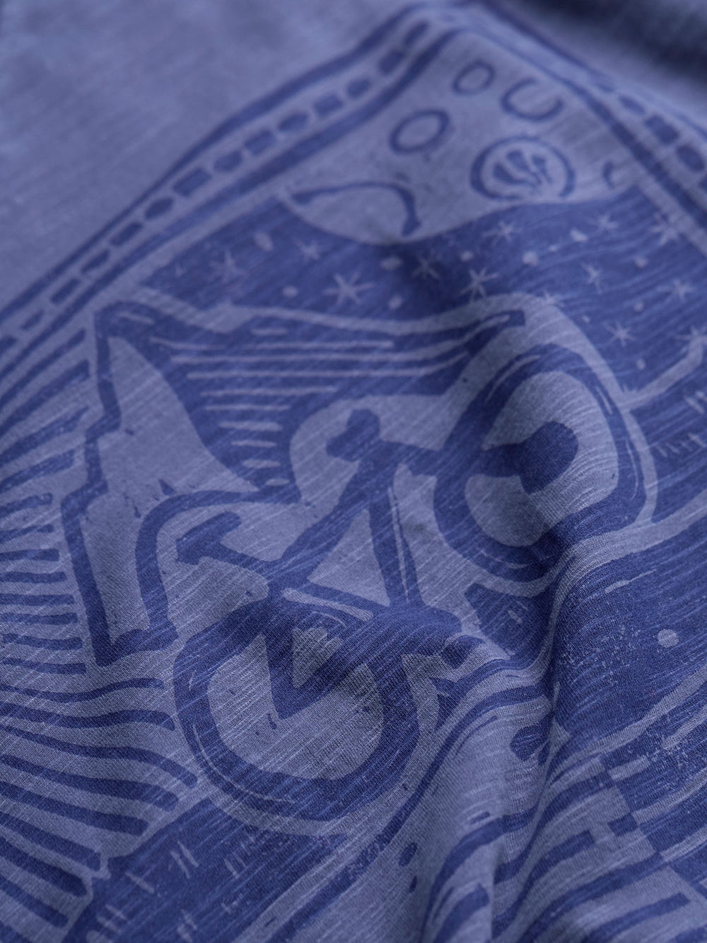 French Navy Bike Long Way Graphic Tshirt