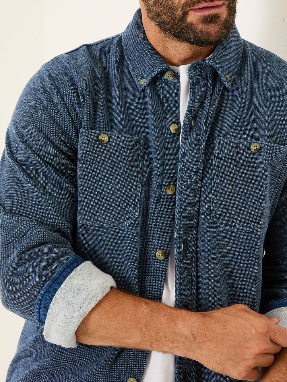 Indigo Blue Sweat Shirt