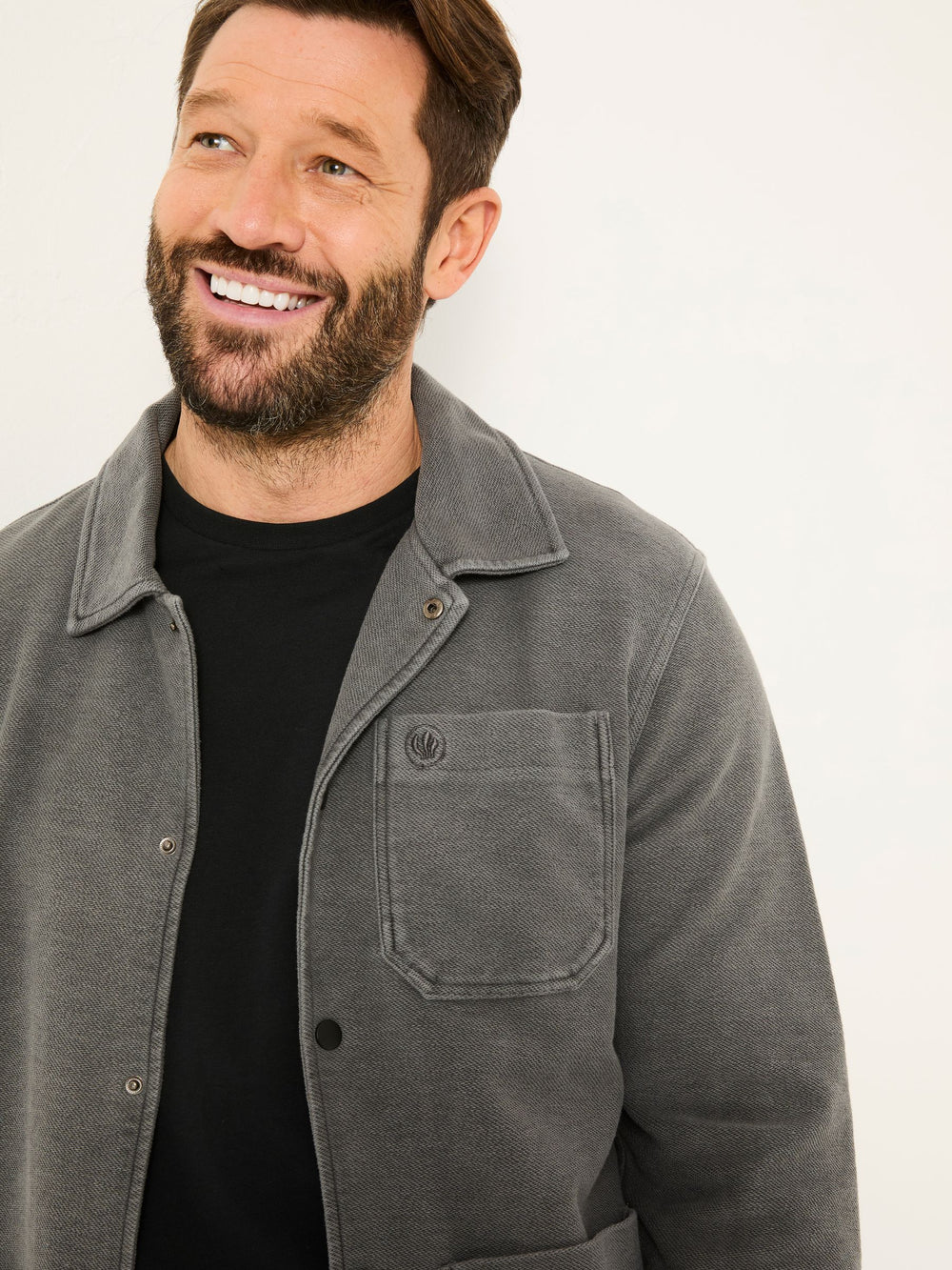 Lowe Grey Lowe Loop Back Light Weight Jacket