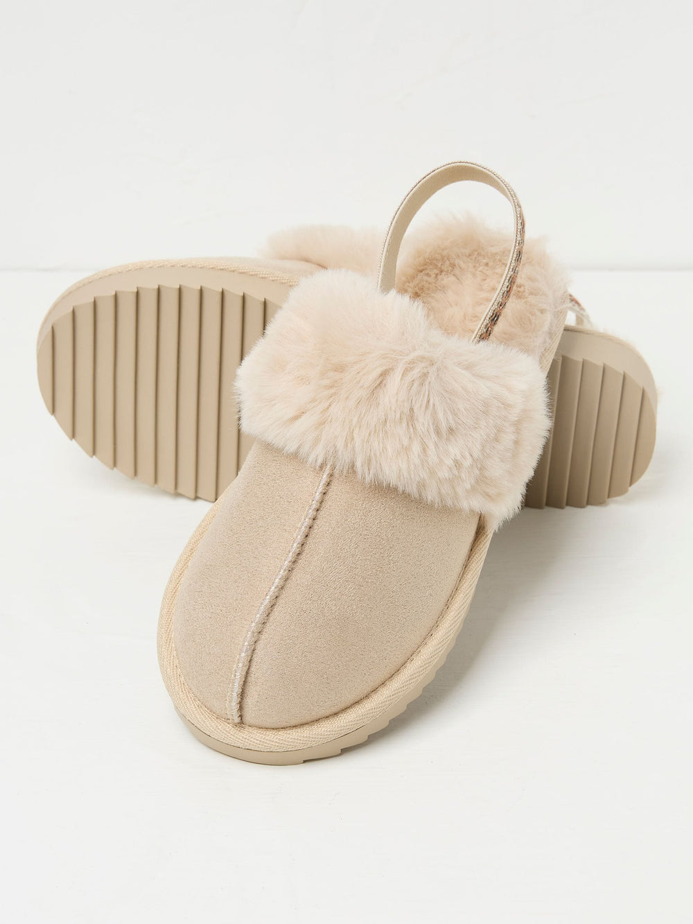 Kaia Natural Strap Slipper