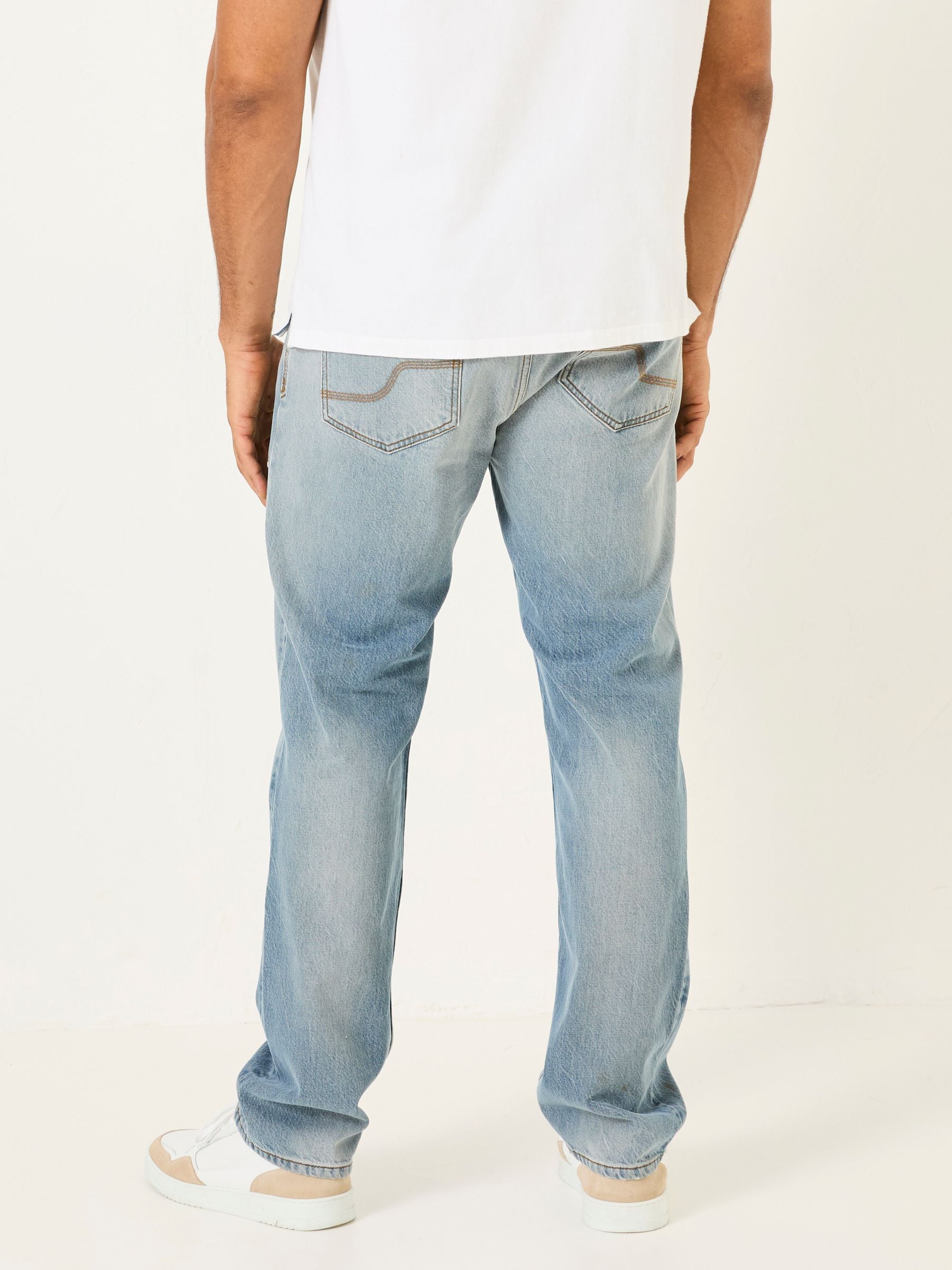Light Vintage Blue Straight Fit Jeans