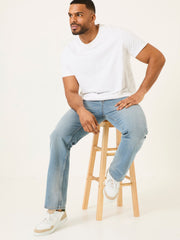 Light Vintage Blue Straight Fit Jeans