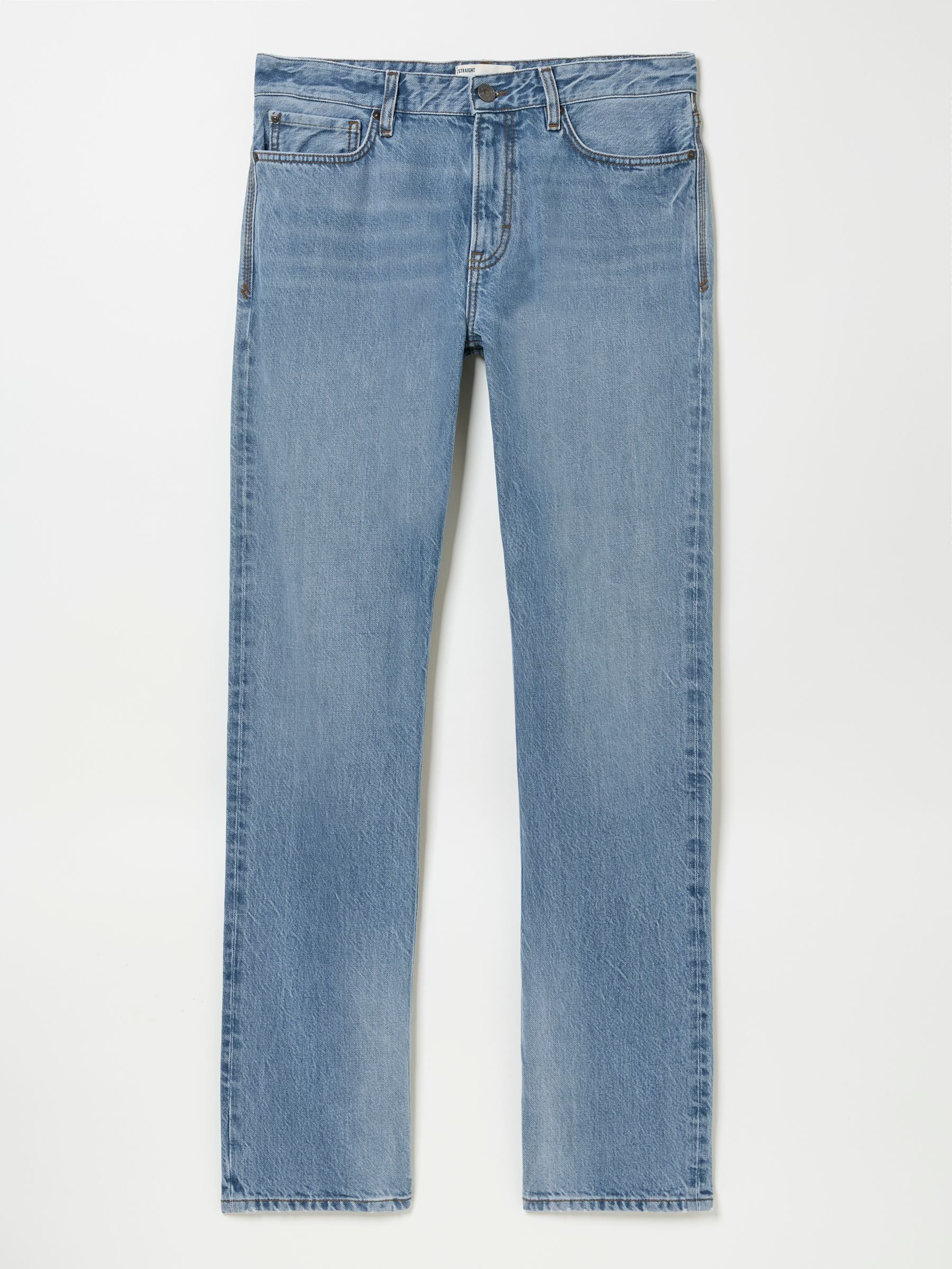 Light Vintage Blue Straight Fit Jeans