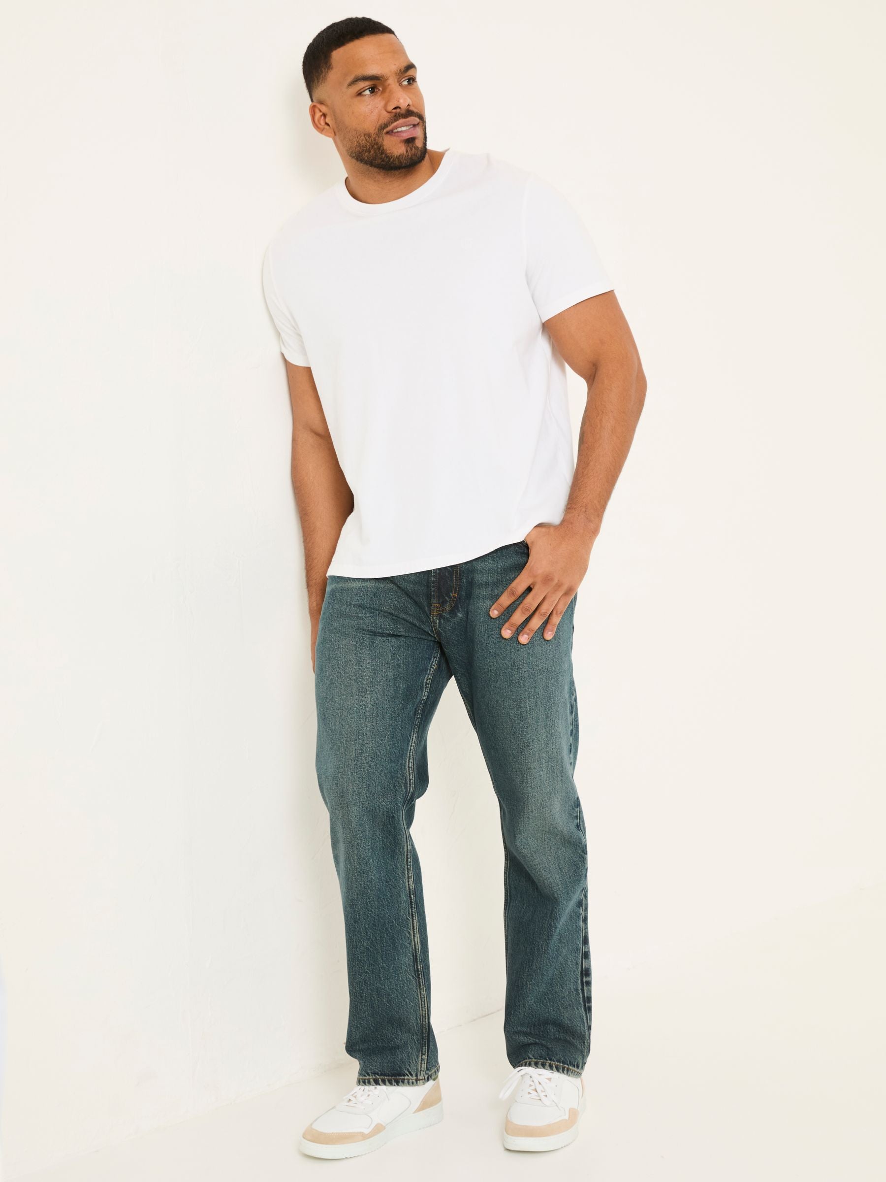 Denim Vintage Straight Fit Jeans