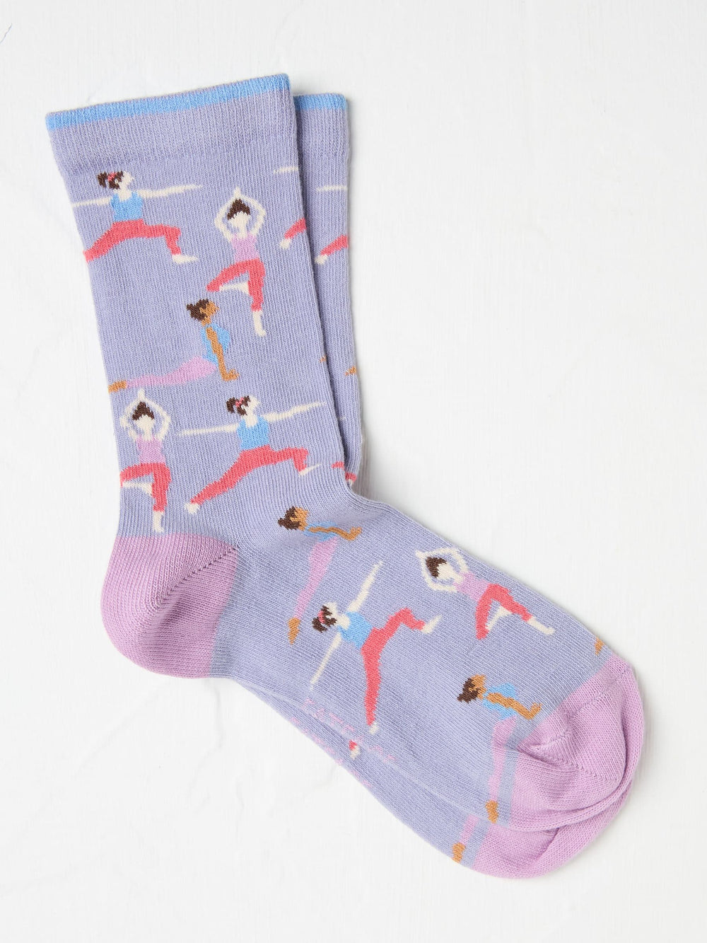 Lilac Purple Yoga Women's Socks