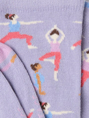 Lilac Purple Yoga Women's Socks