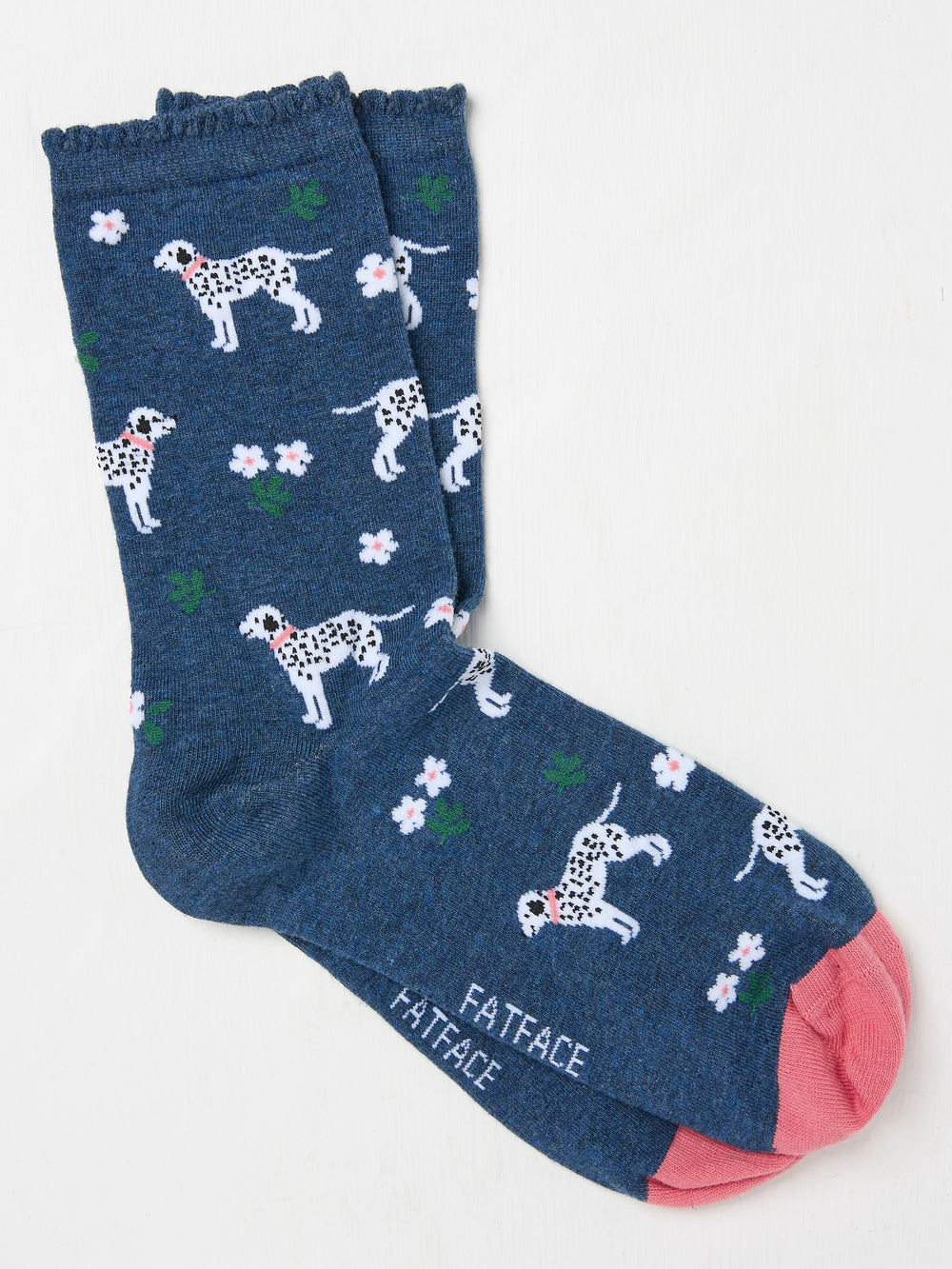 Navy Blue Dalmatian Women's Socks