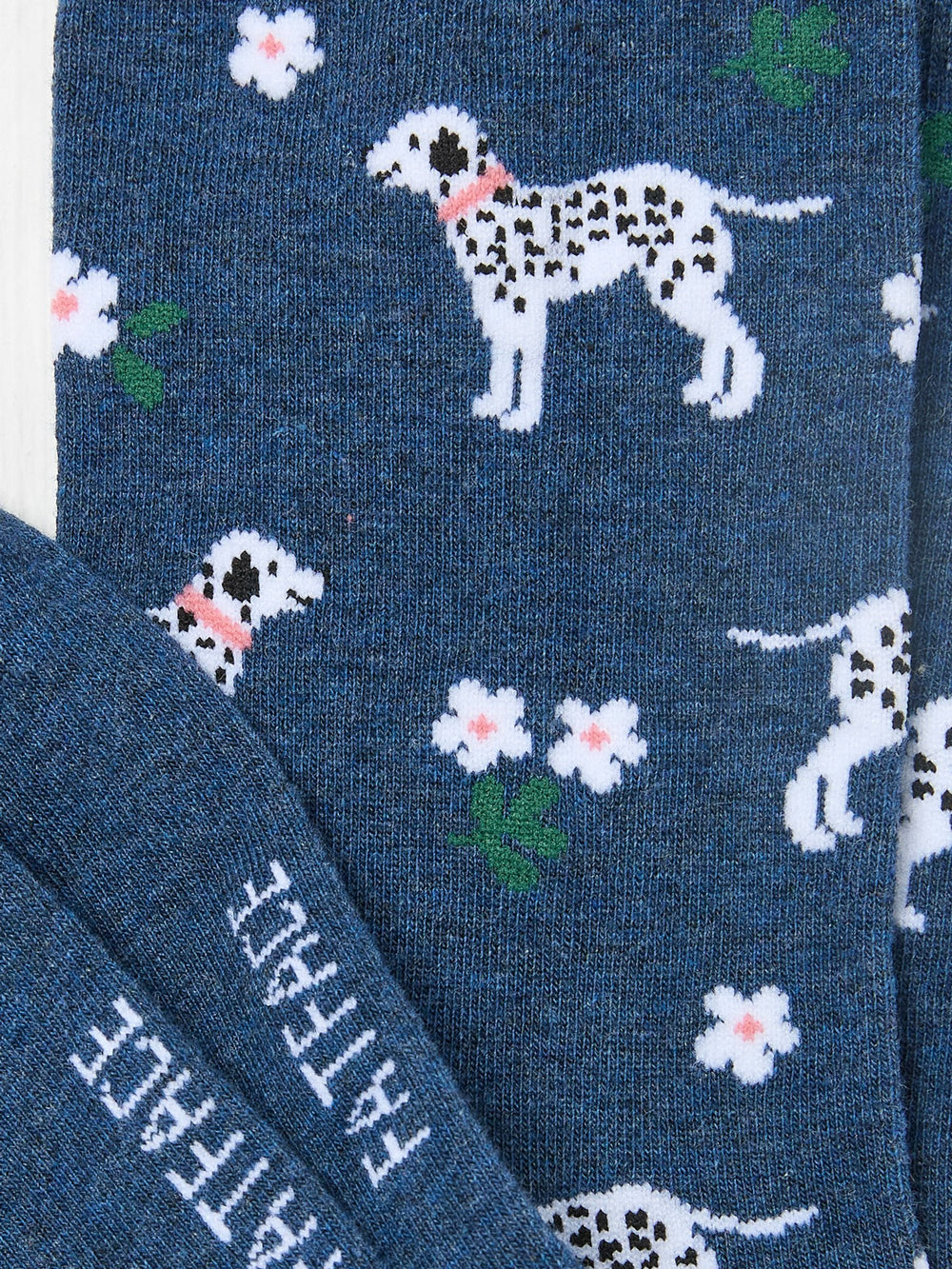 Navy Blue Dalmatian Women's Socks