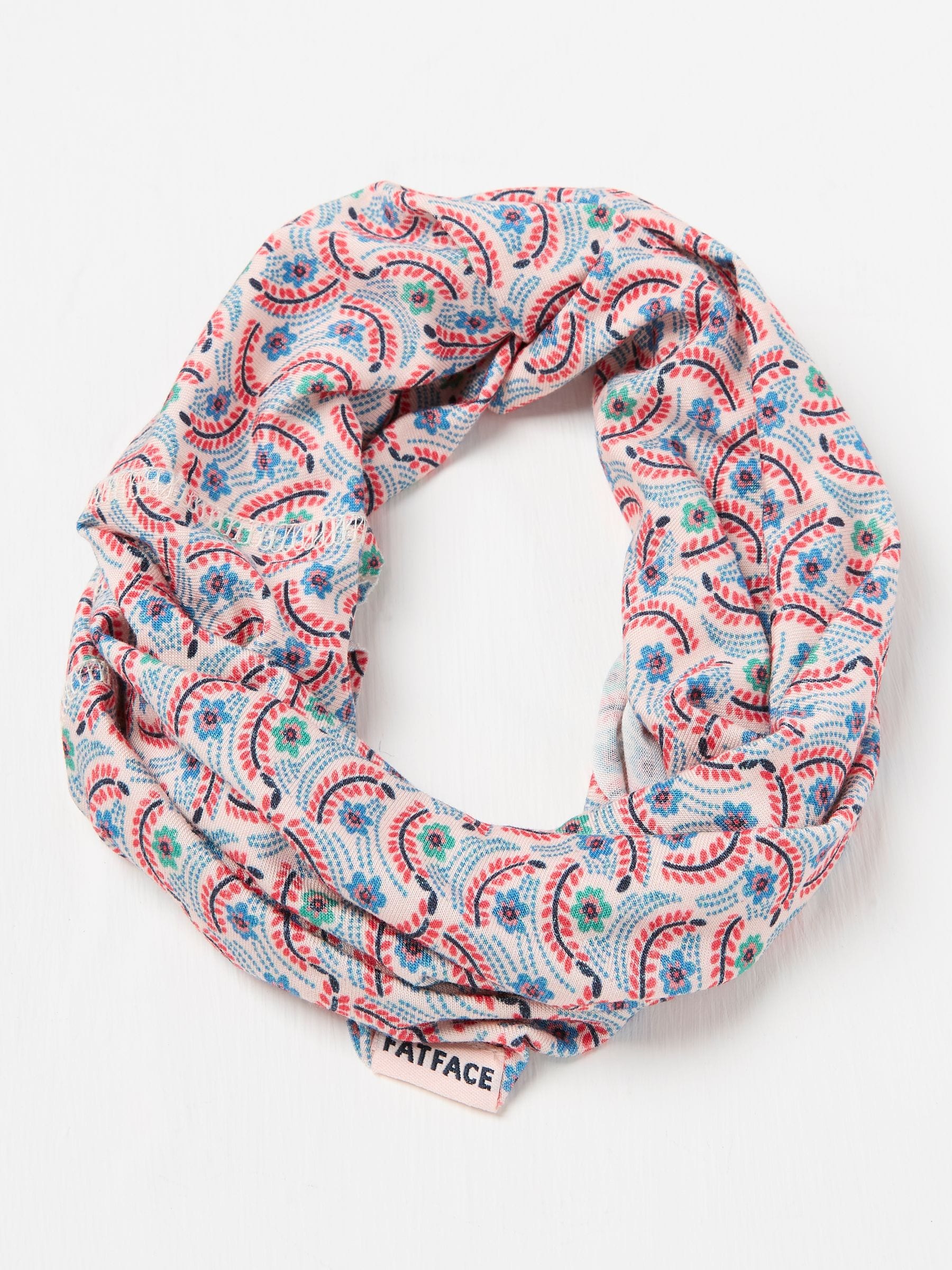 Pink Floral Print Multi Use Snood