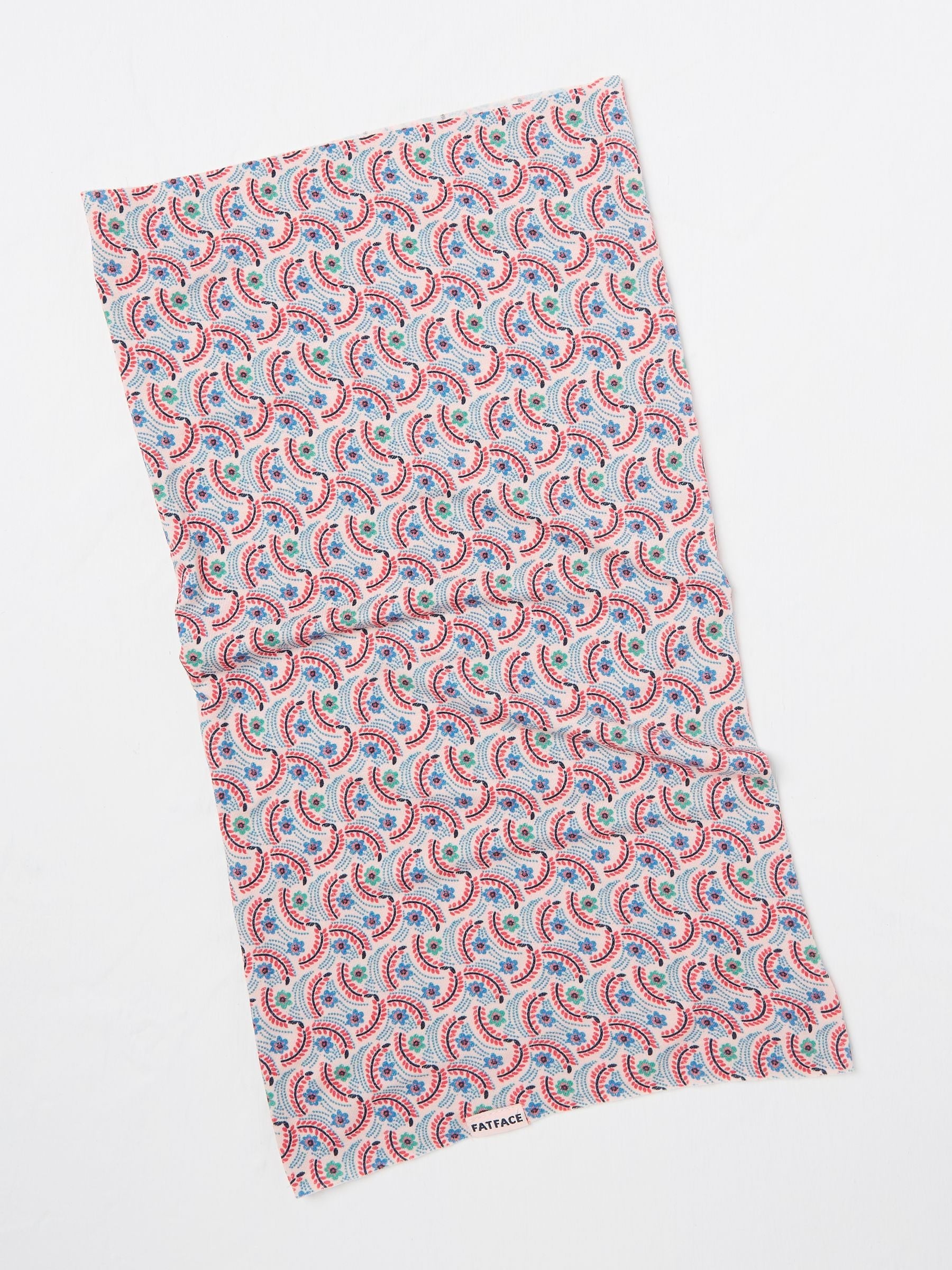 Pink Floral Print Multi Use Snood