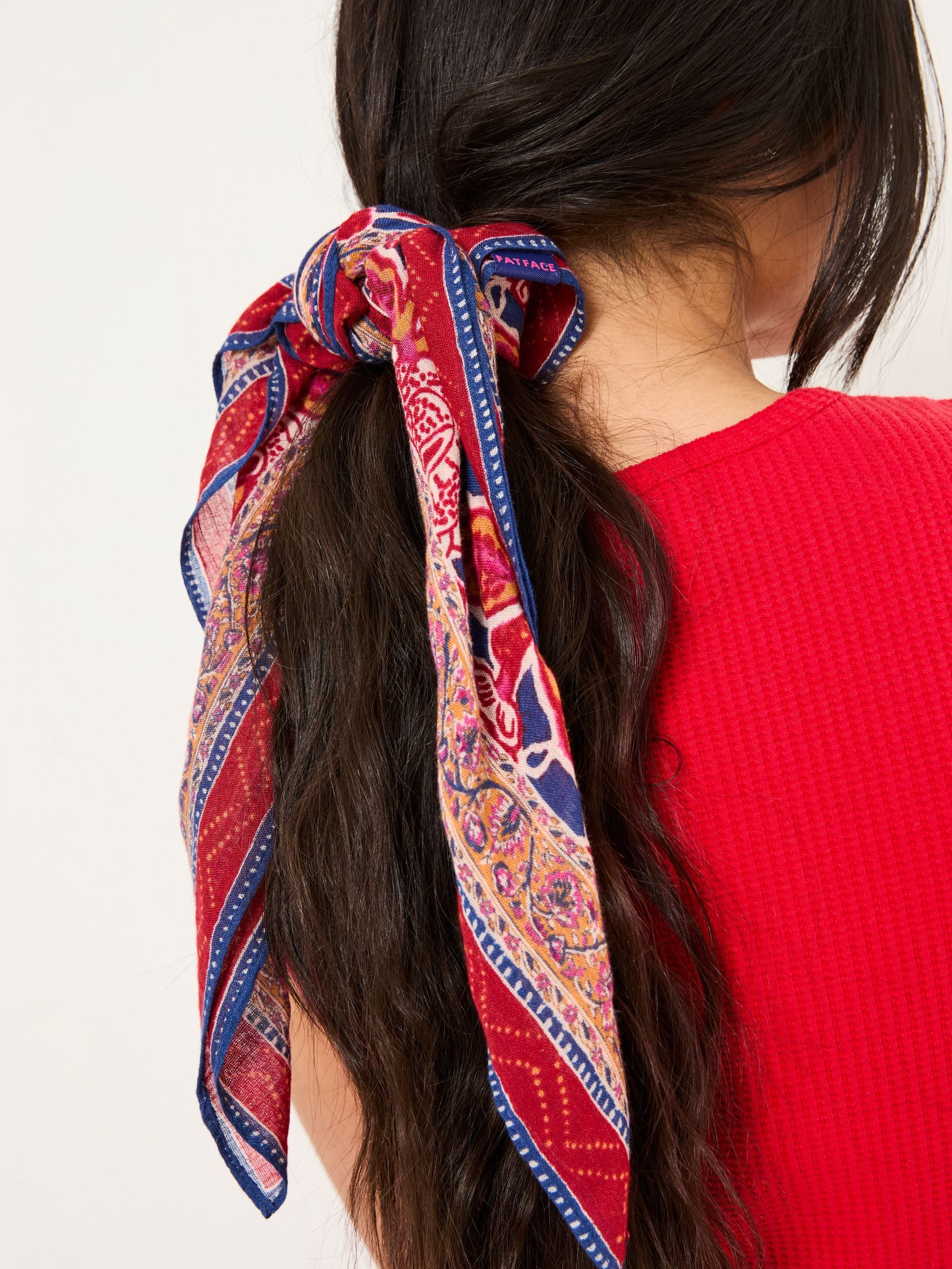 Blue Utopia Printed Hair Scarf