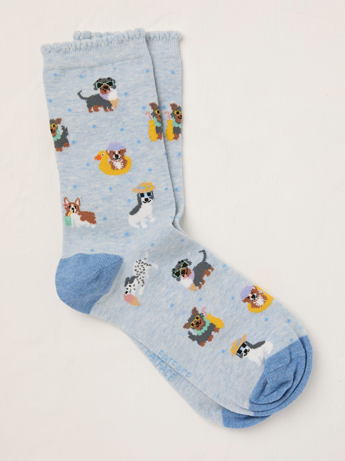Blue Dog Socks