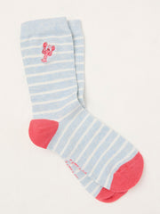 Light Blue Lobster Socks