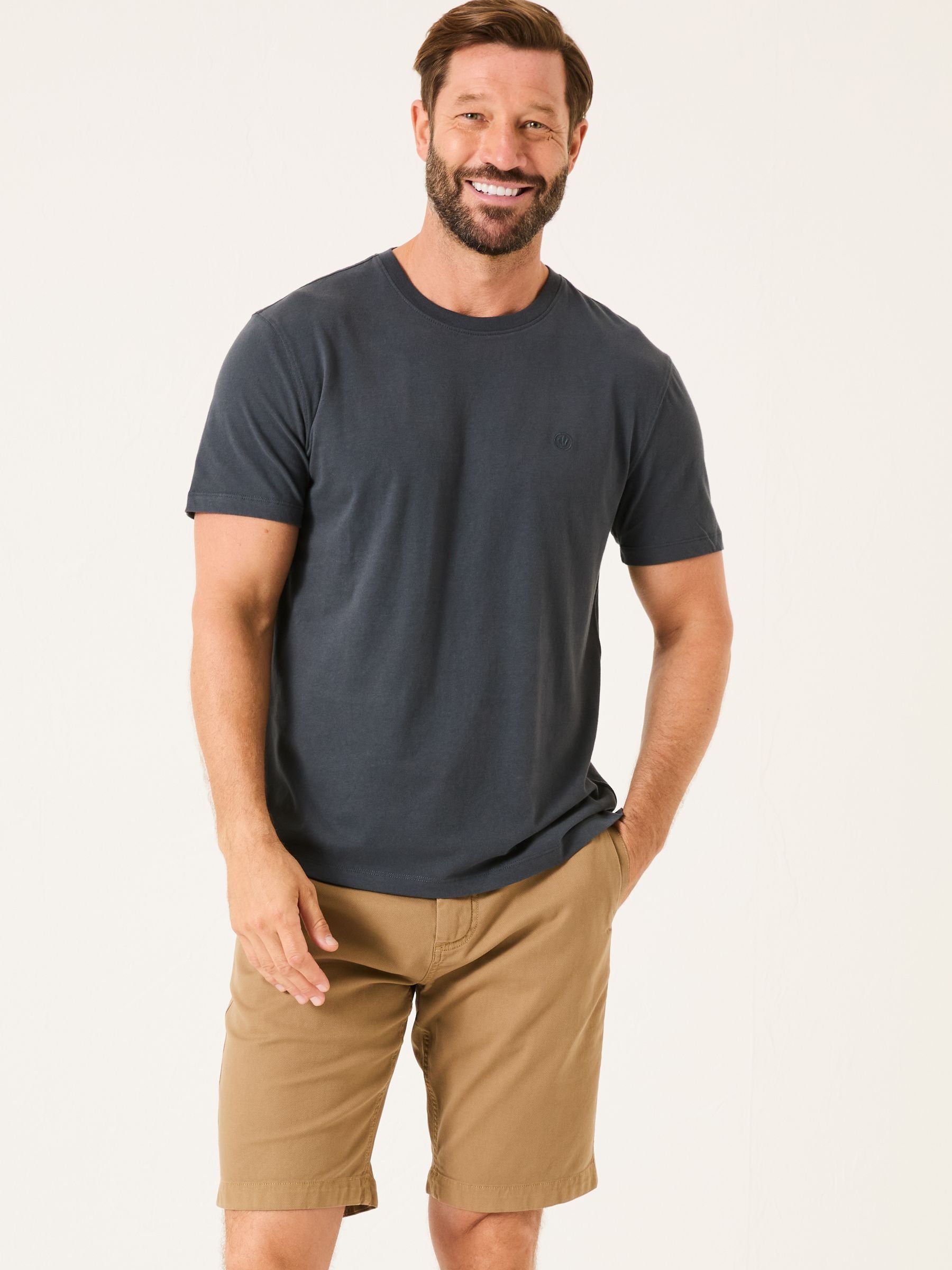 Lulworth Washed Black T-Shirt