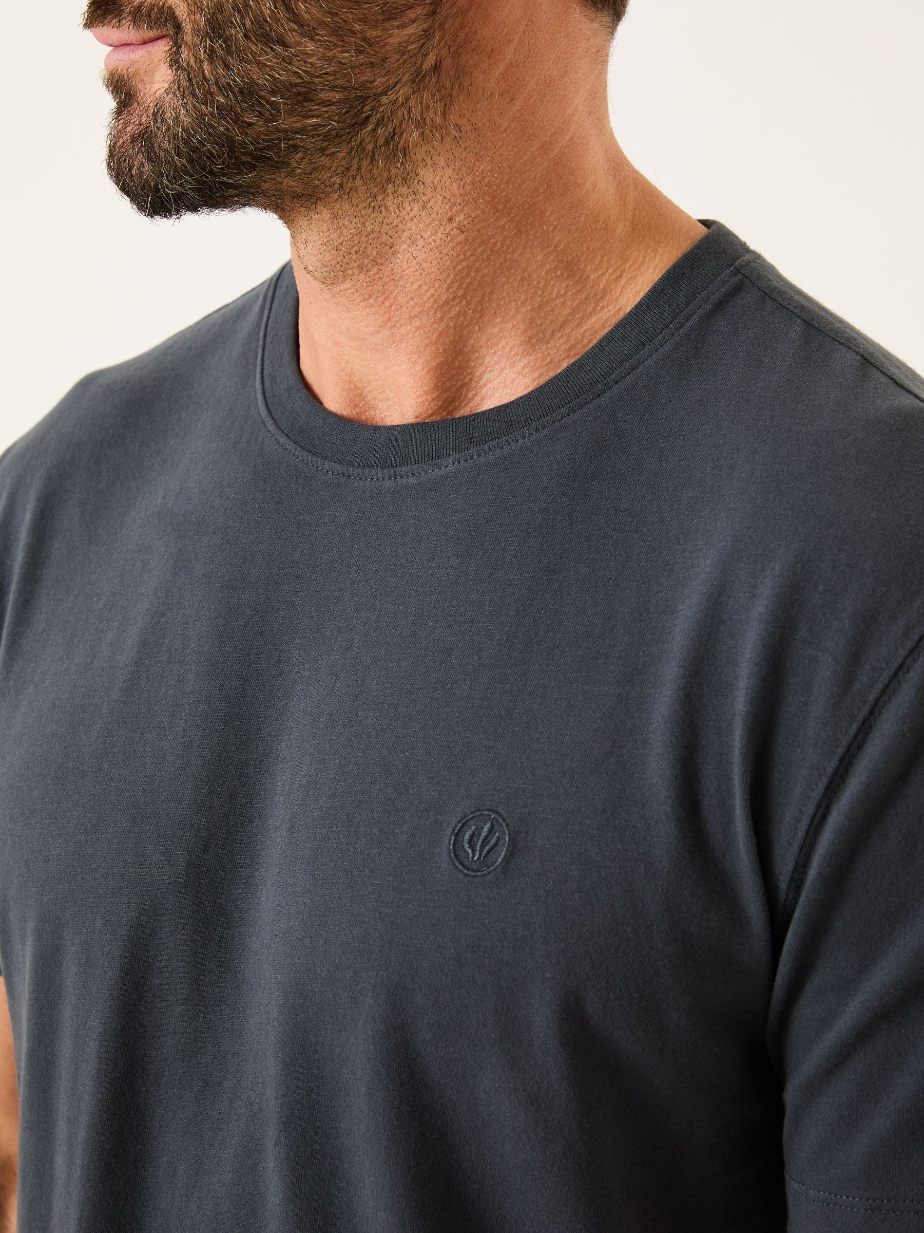 Lulworth Washed Black T-Shirt