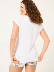 Ivory Betty Bee 100% Cotton Pyjama Top