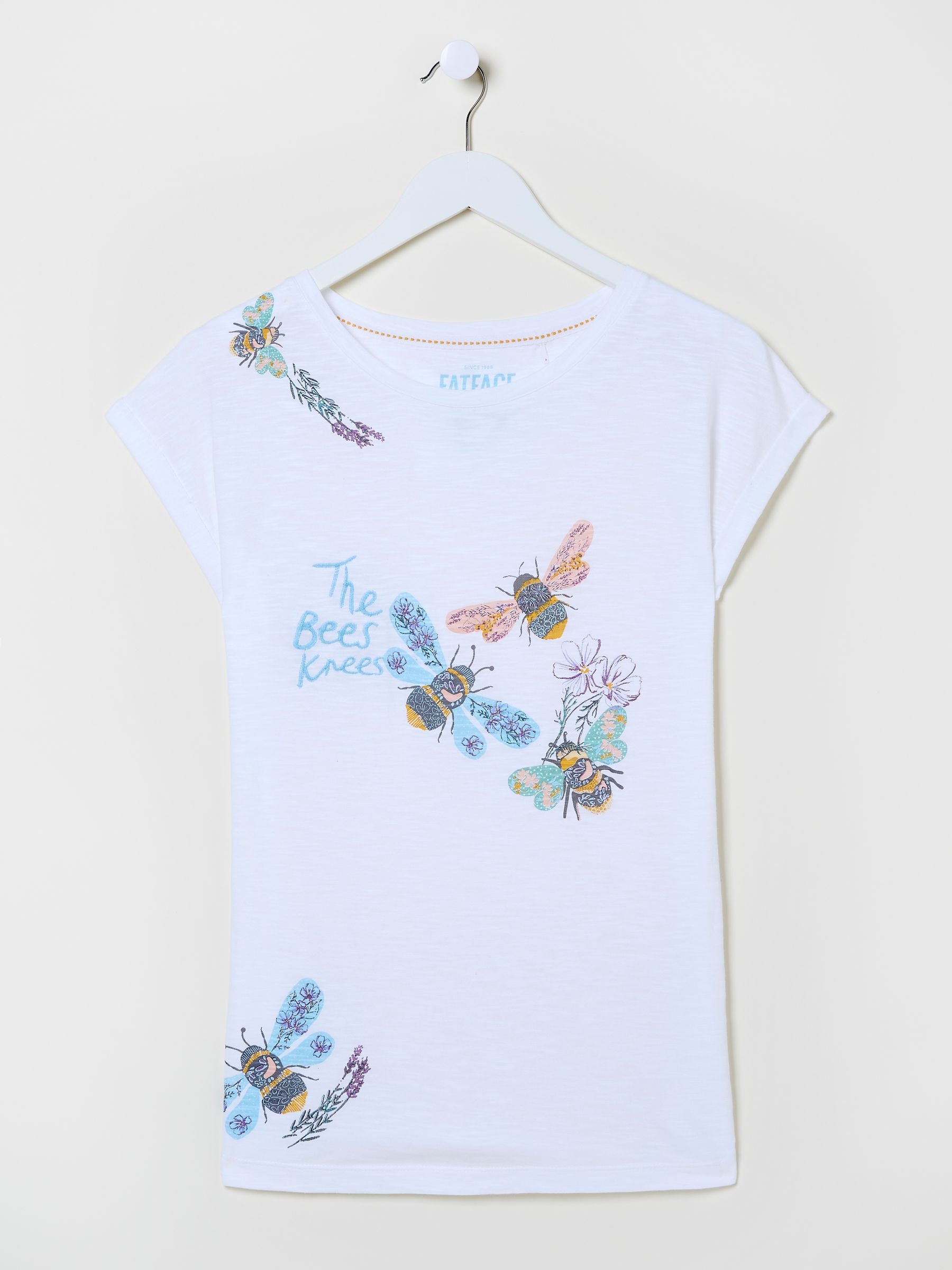 Ivory Betty Bee 100% Cotton Pyjama Top