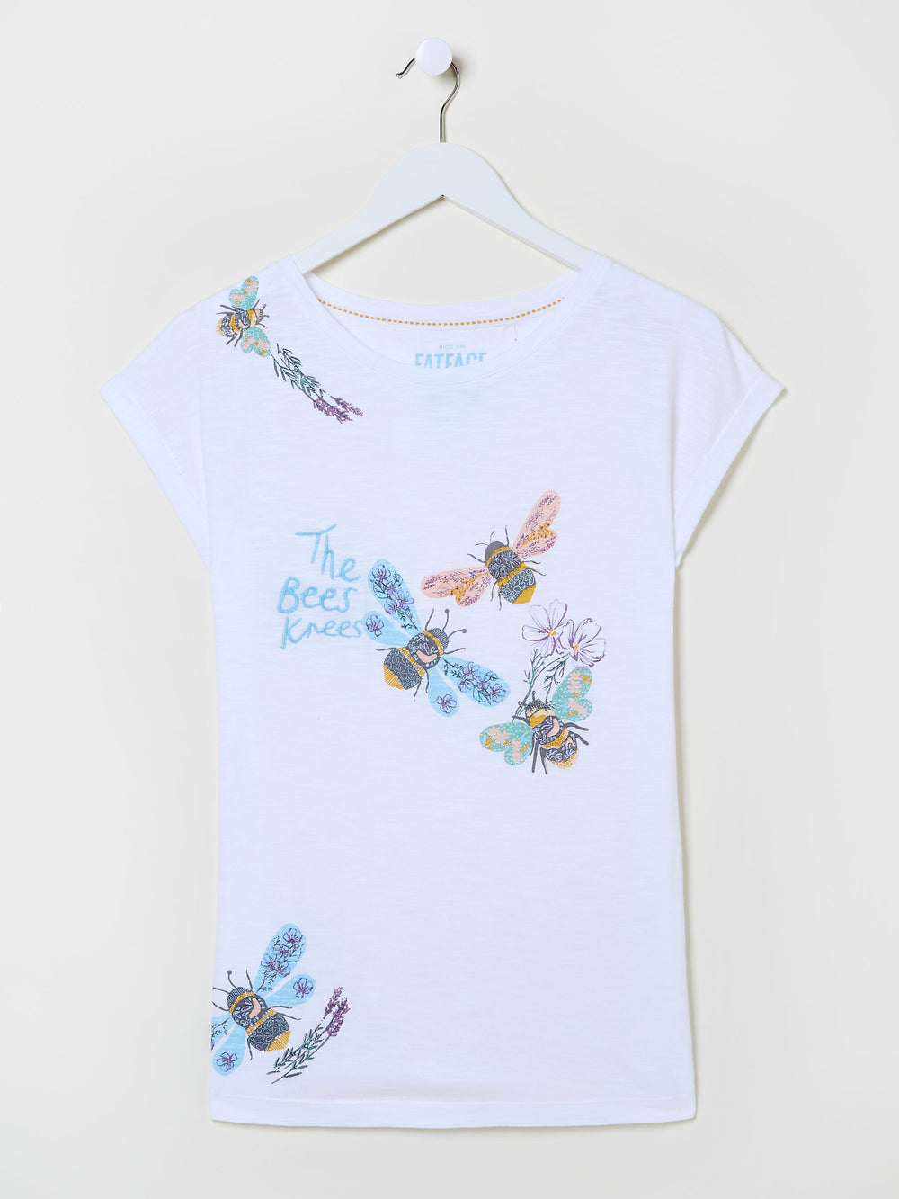 Ivory Betty Bee 100% Cotton Pyjama Top