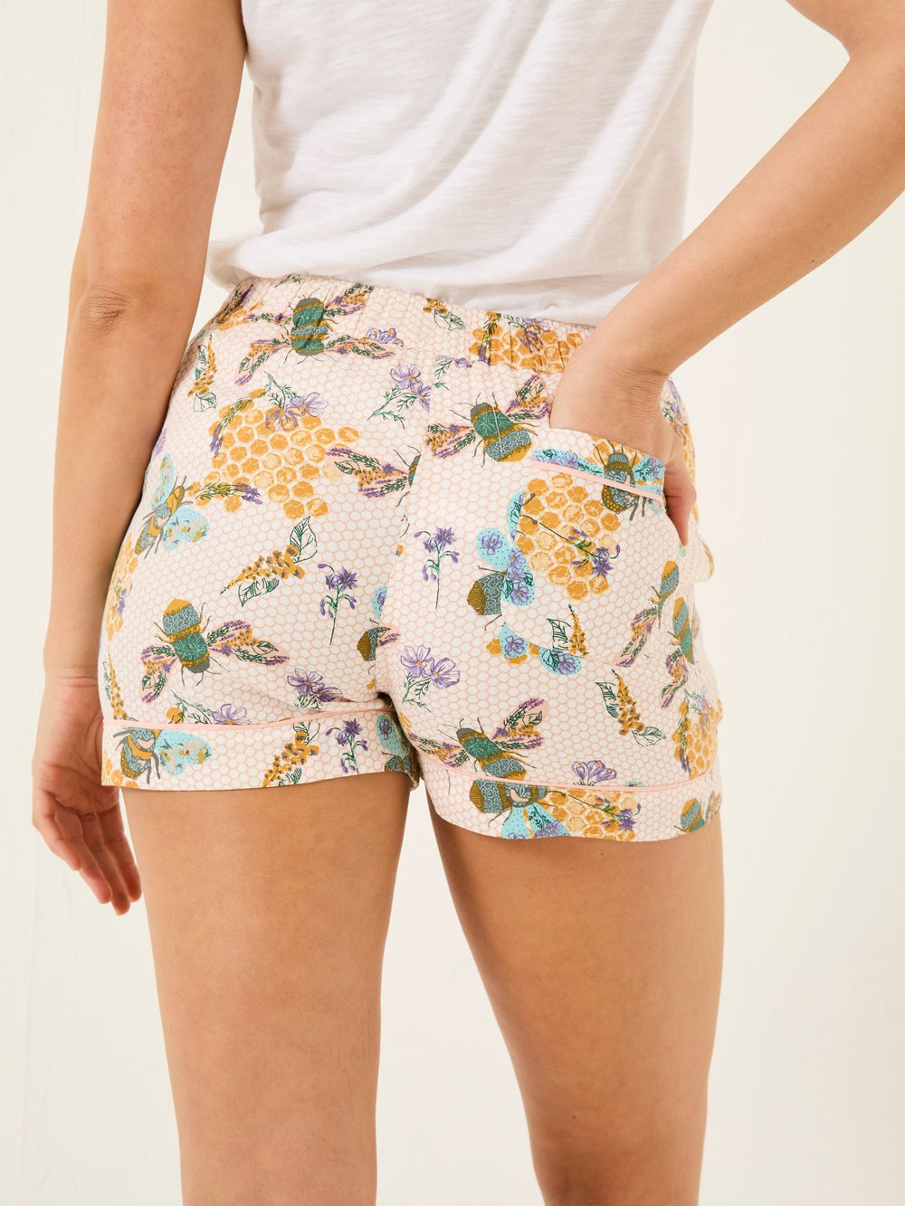 Multi Betty Bee Pyjama Shorts