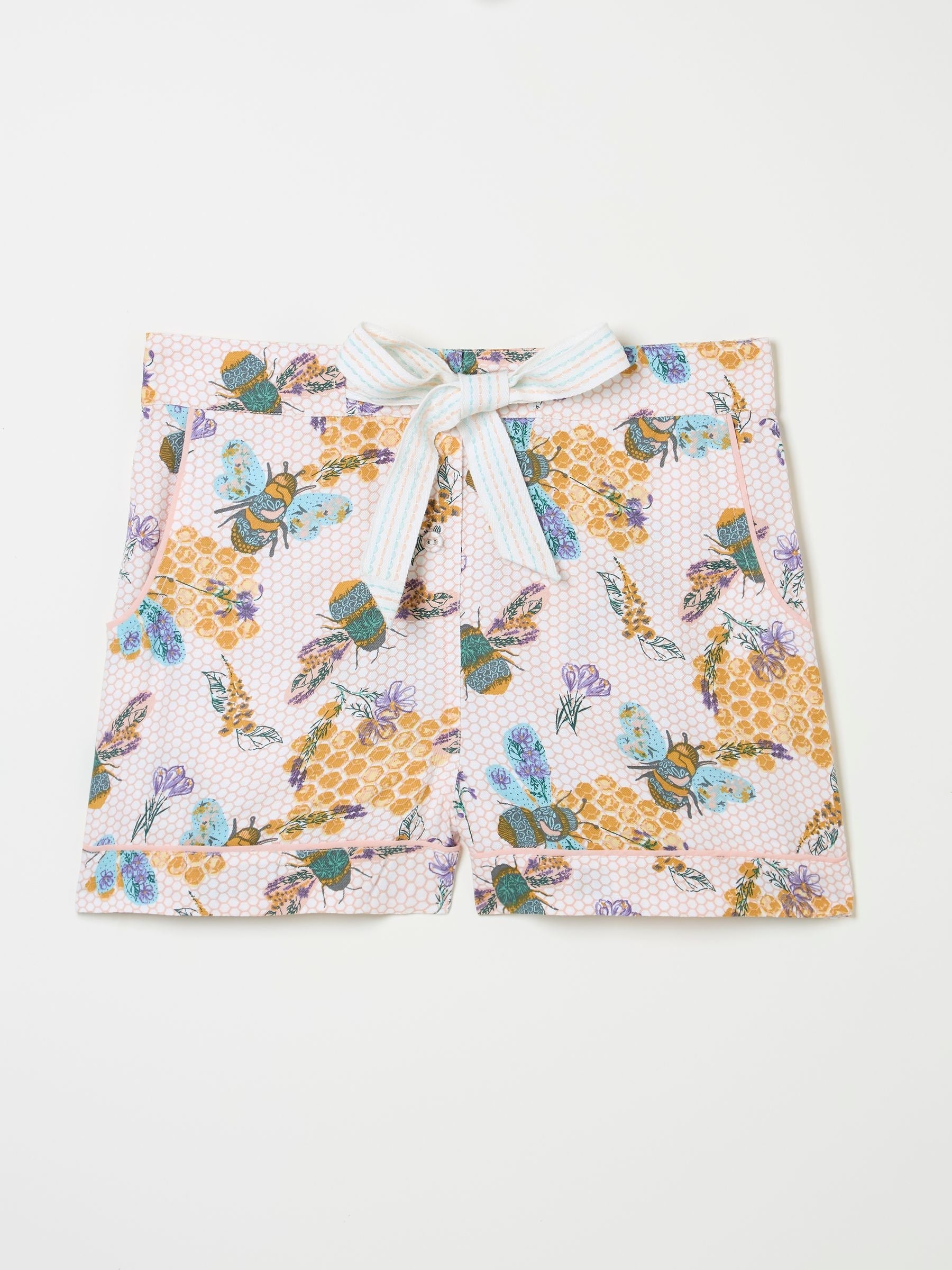 Multi Betty Bee Pyjama Shorts