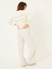 Lola Natural Stripe Pyjama Bottoms