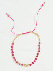 Pink Bead Bracelet