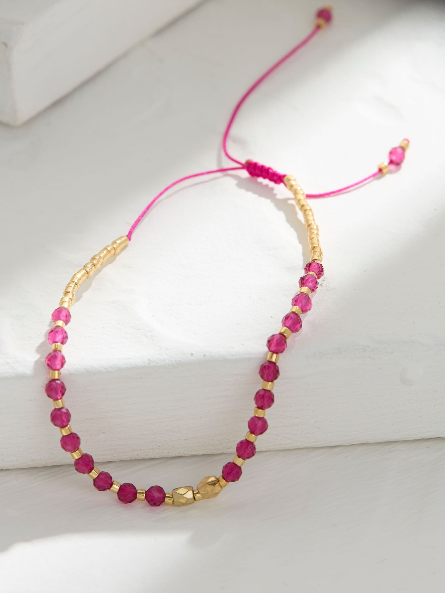 Pink Bead Bracelet