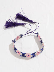 Purple Woven Bracelet