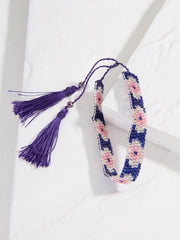 Purple Woven Bracelet