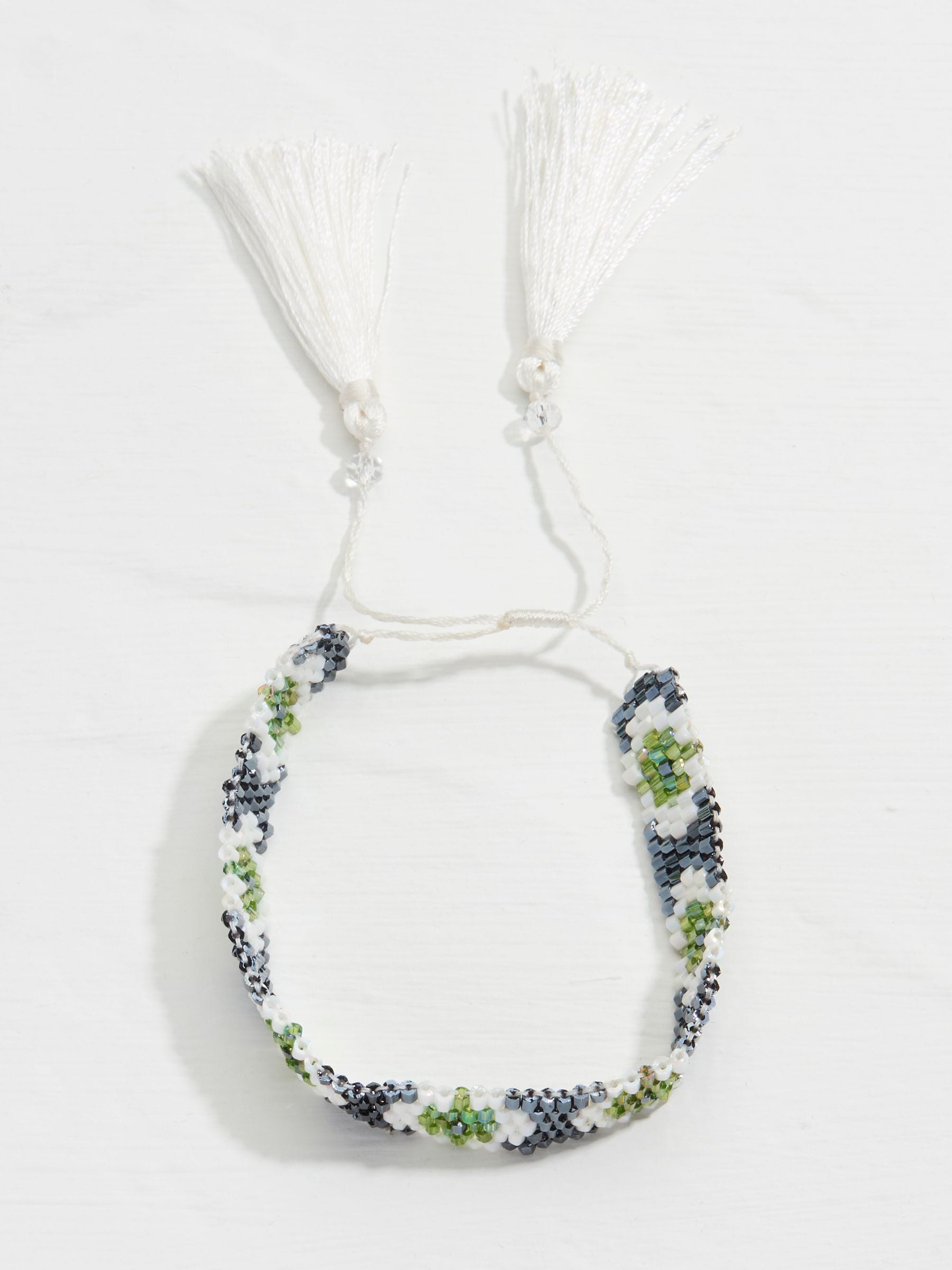 White Woven Bracelet