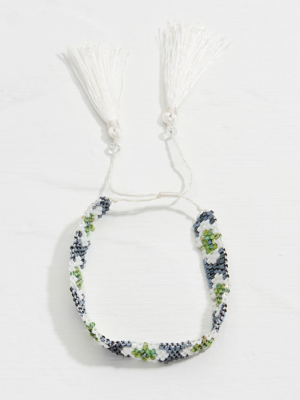 White Woven Bracelet