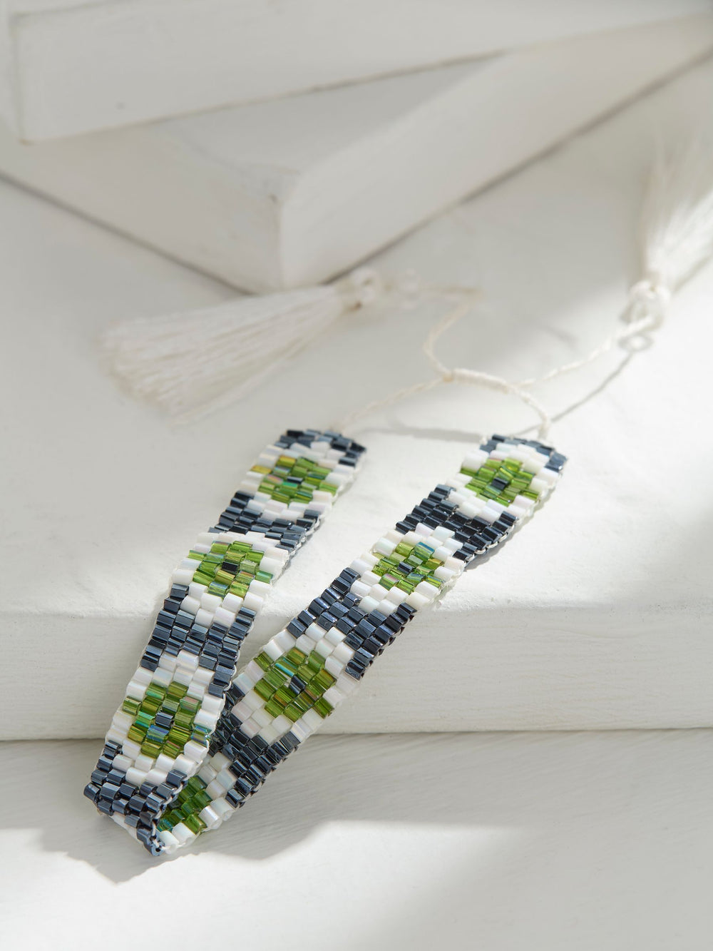 White Woven Bracelet