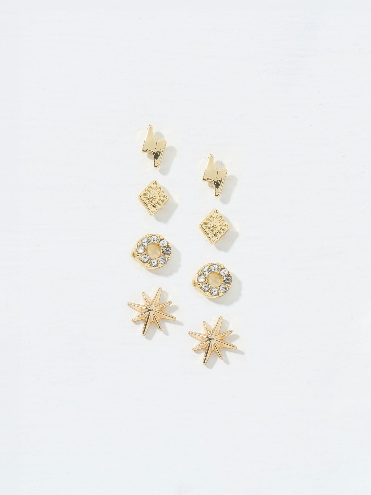 Gold Tone Star Studs