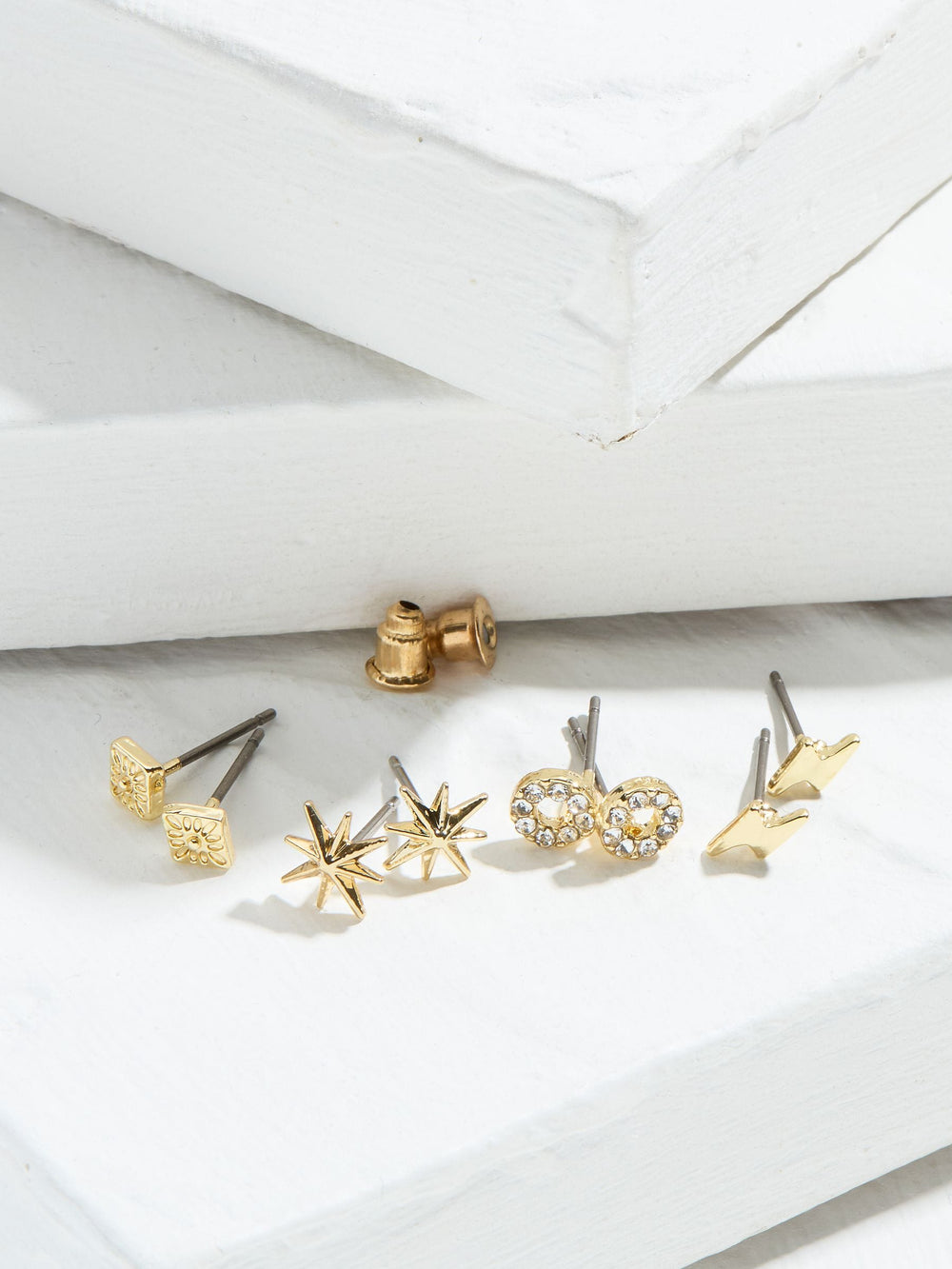 Gold Tone Star Studs