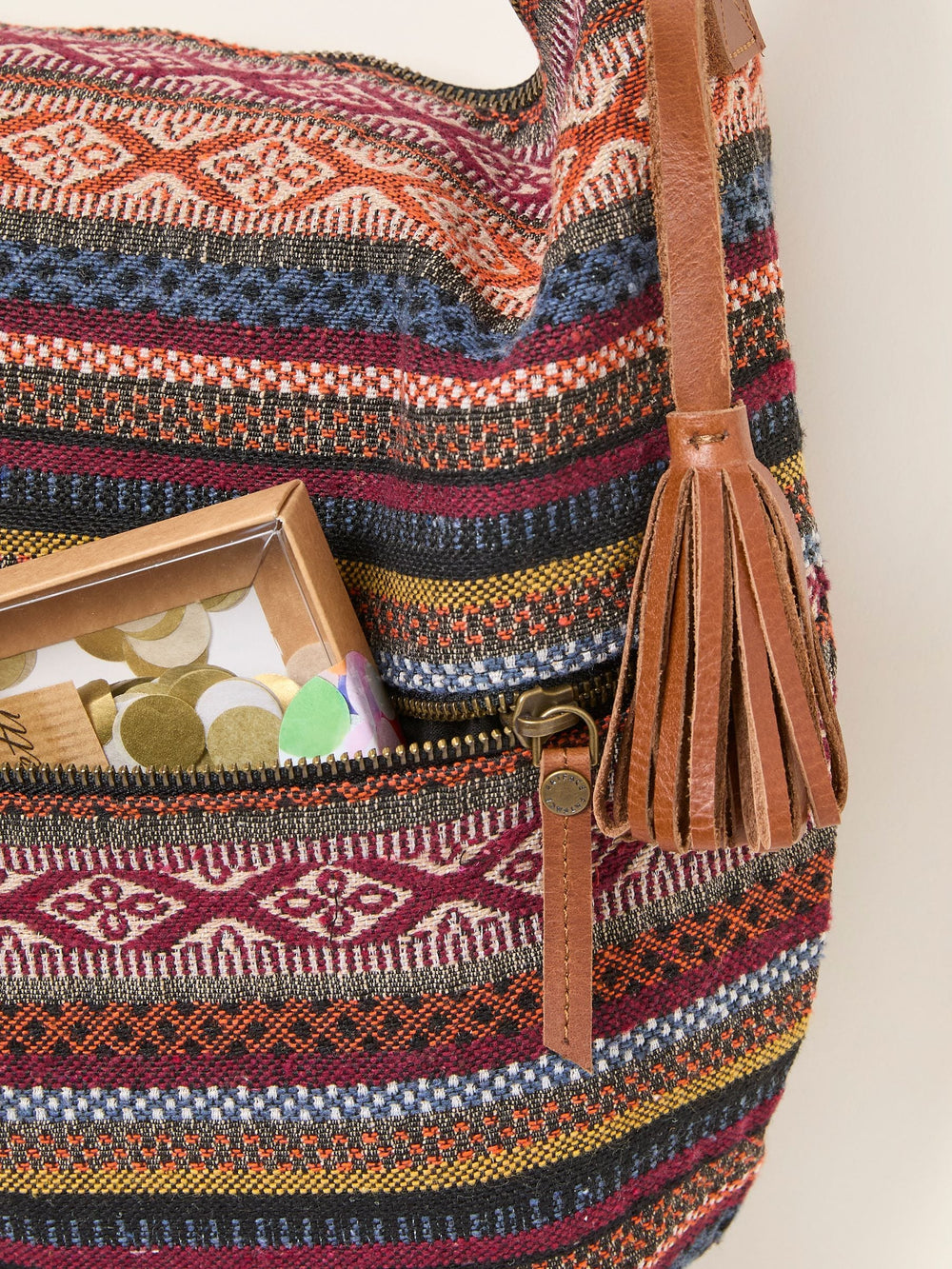 Evalie Multi Woven Crossbody Bag