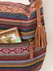 Evalie Multi Woven Crossbody Bag