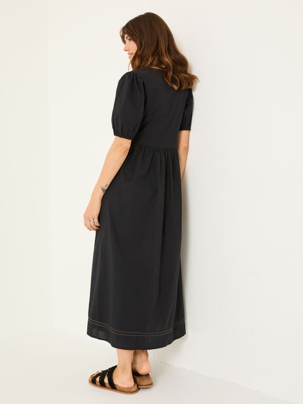 Remi Black Midi Dress