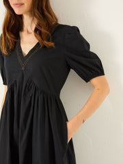 Remi Black Midi Dress