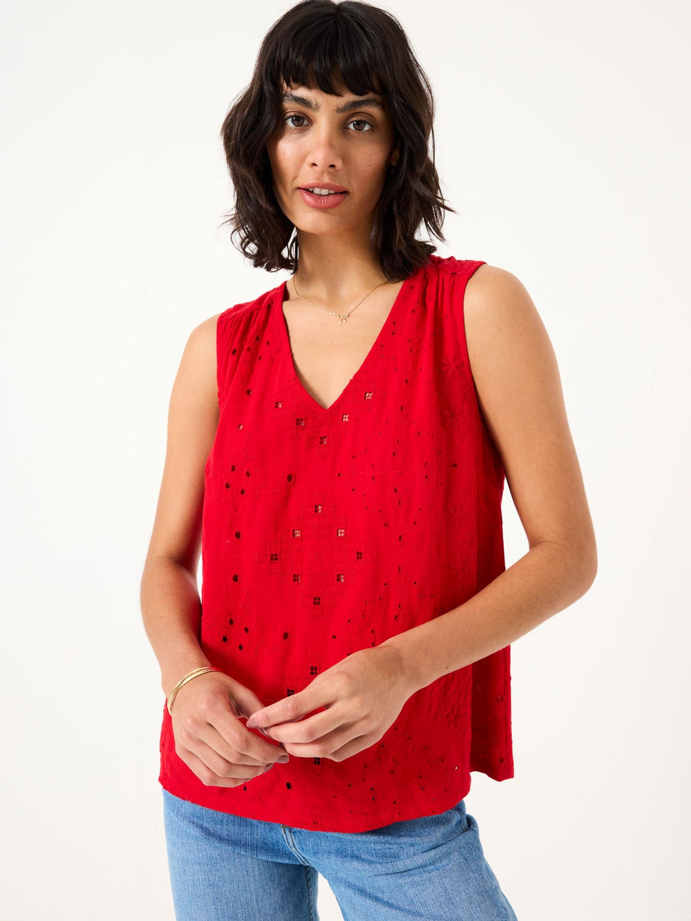 Bright Red Etta Cami