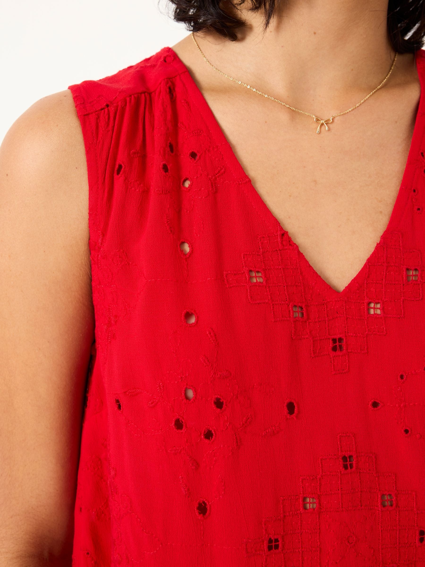 Bright Red Etta Cami