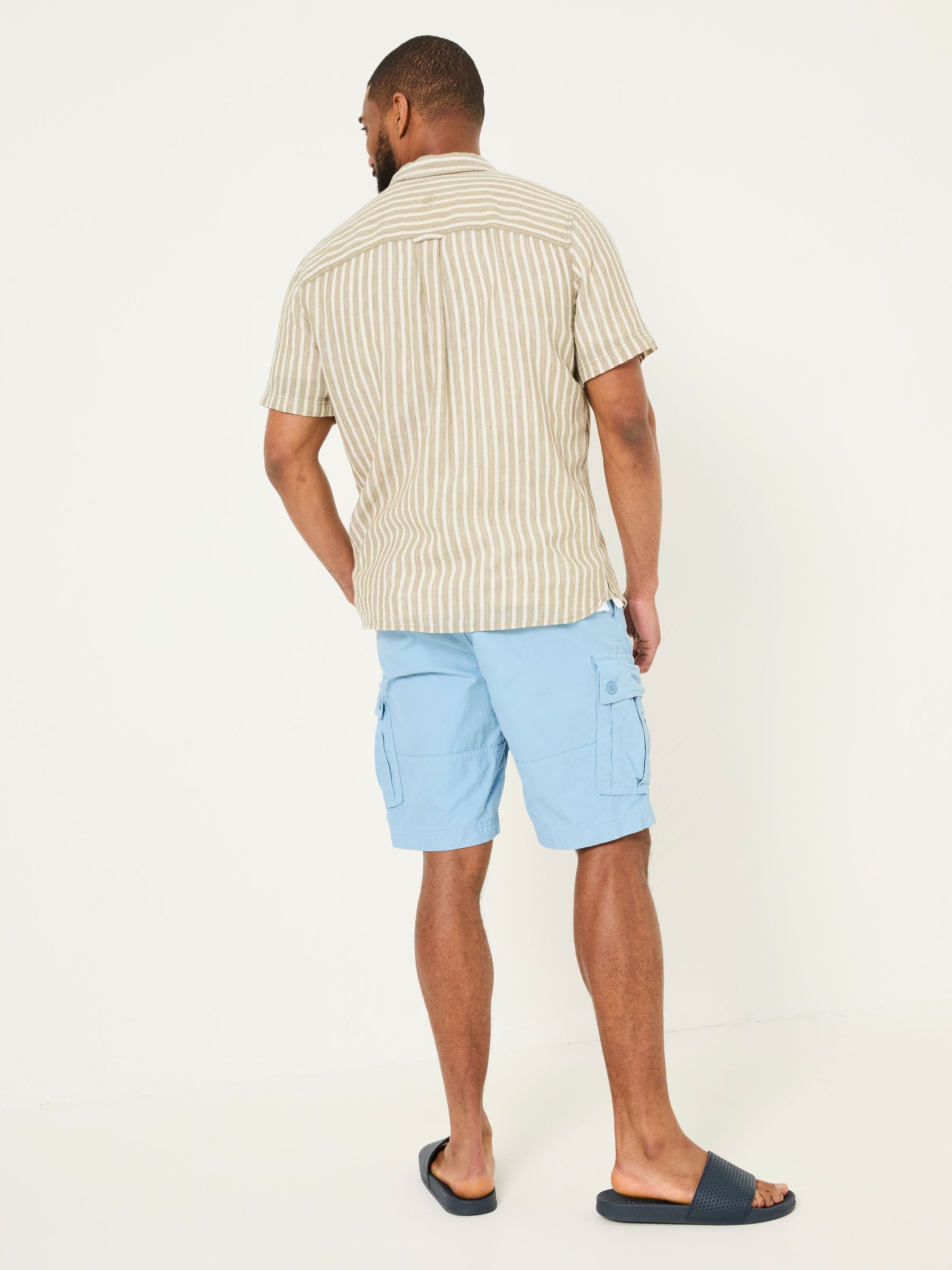 Breakyard Blue Cargo Shorts