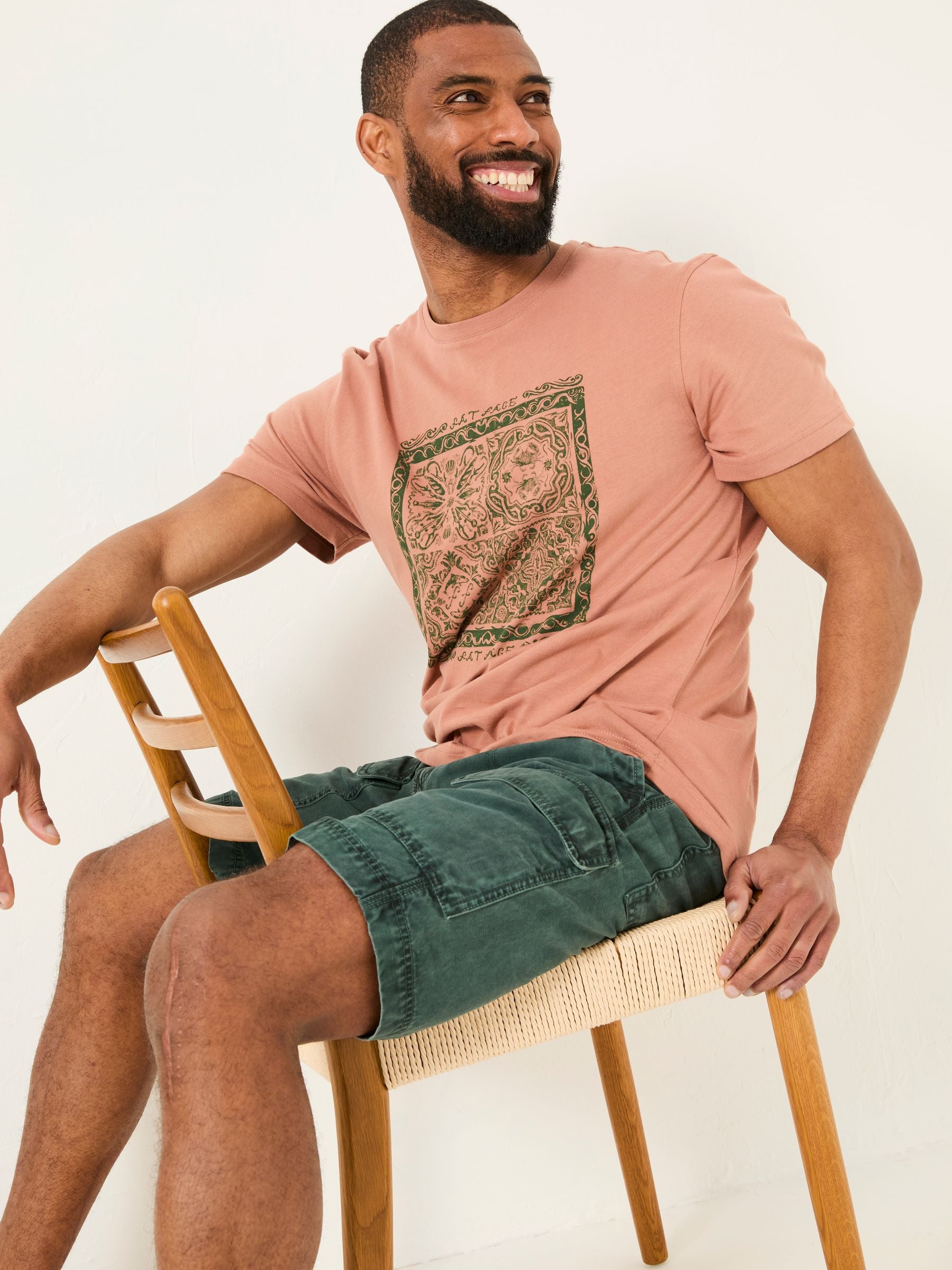 Rye Dark Teal Garment Dye Utility Shorts