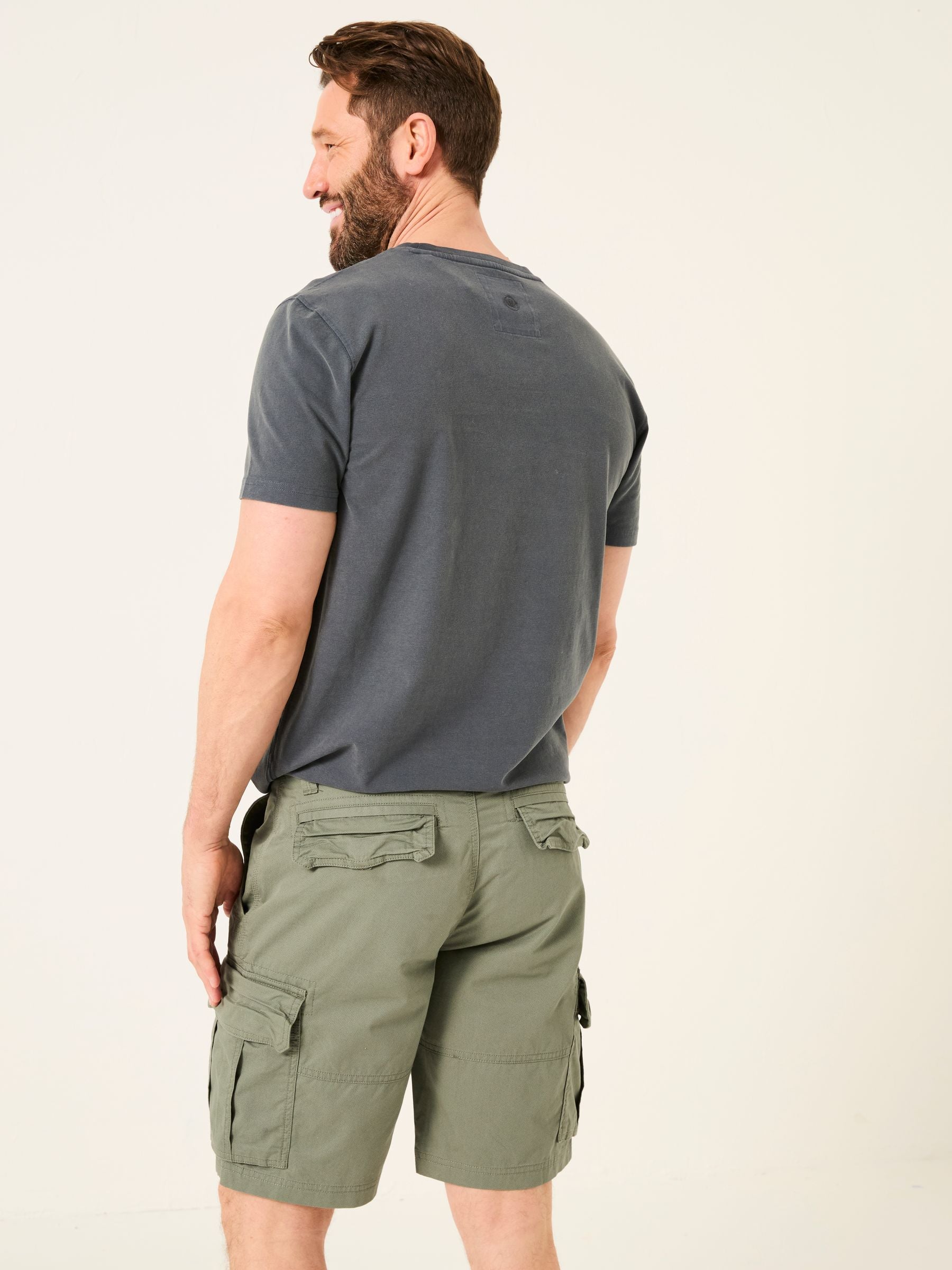 Bude Green Cargo Shorts