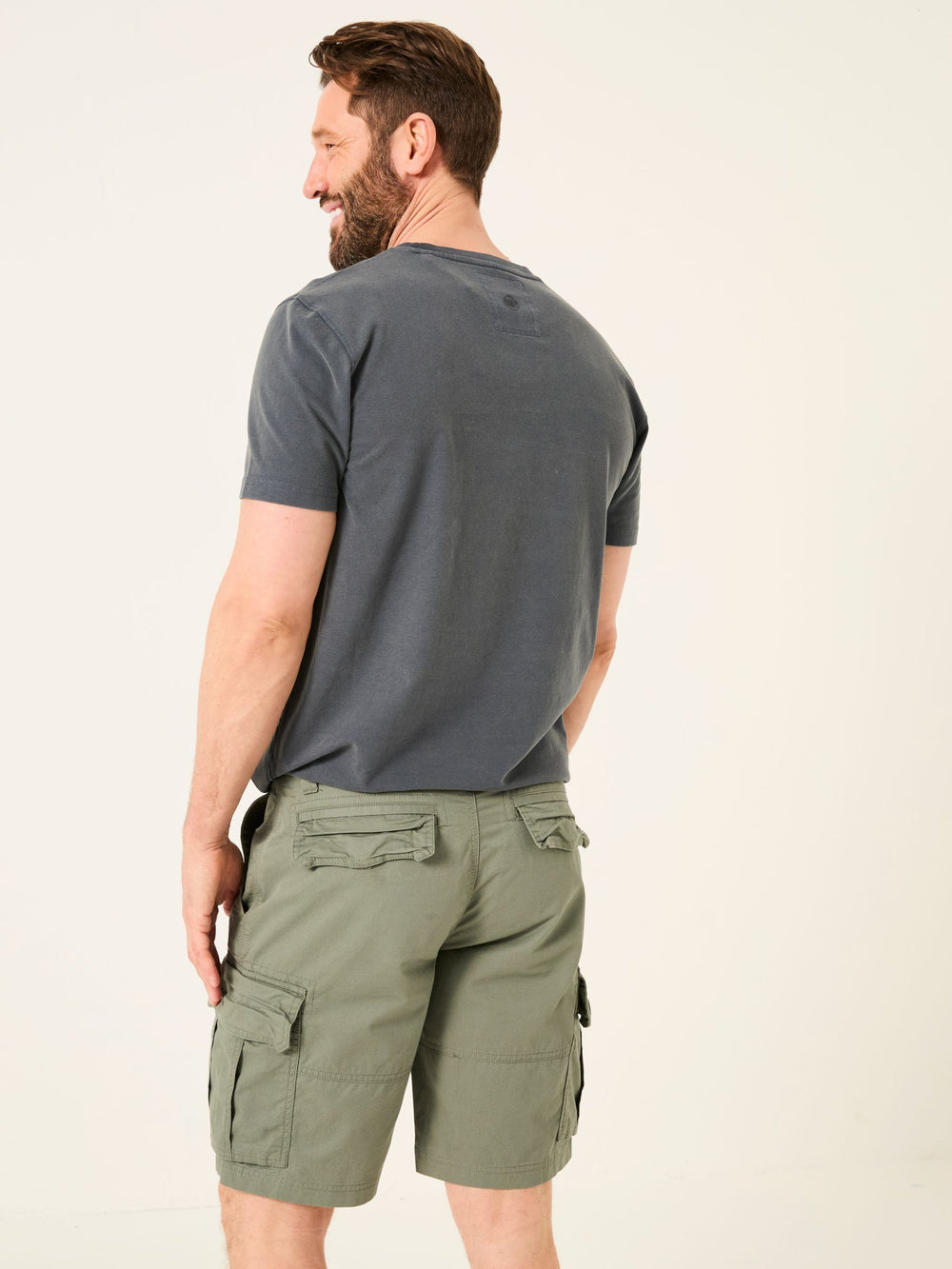 Bude Green Cargo Shorts