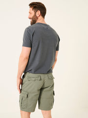 Bude Green Cargo Shorts