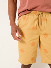 Seaton Yellow Sun Pull On Shorts