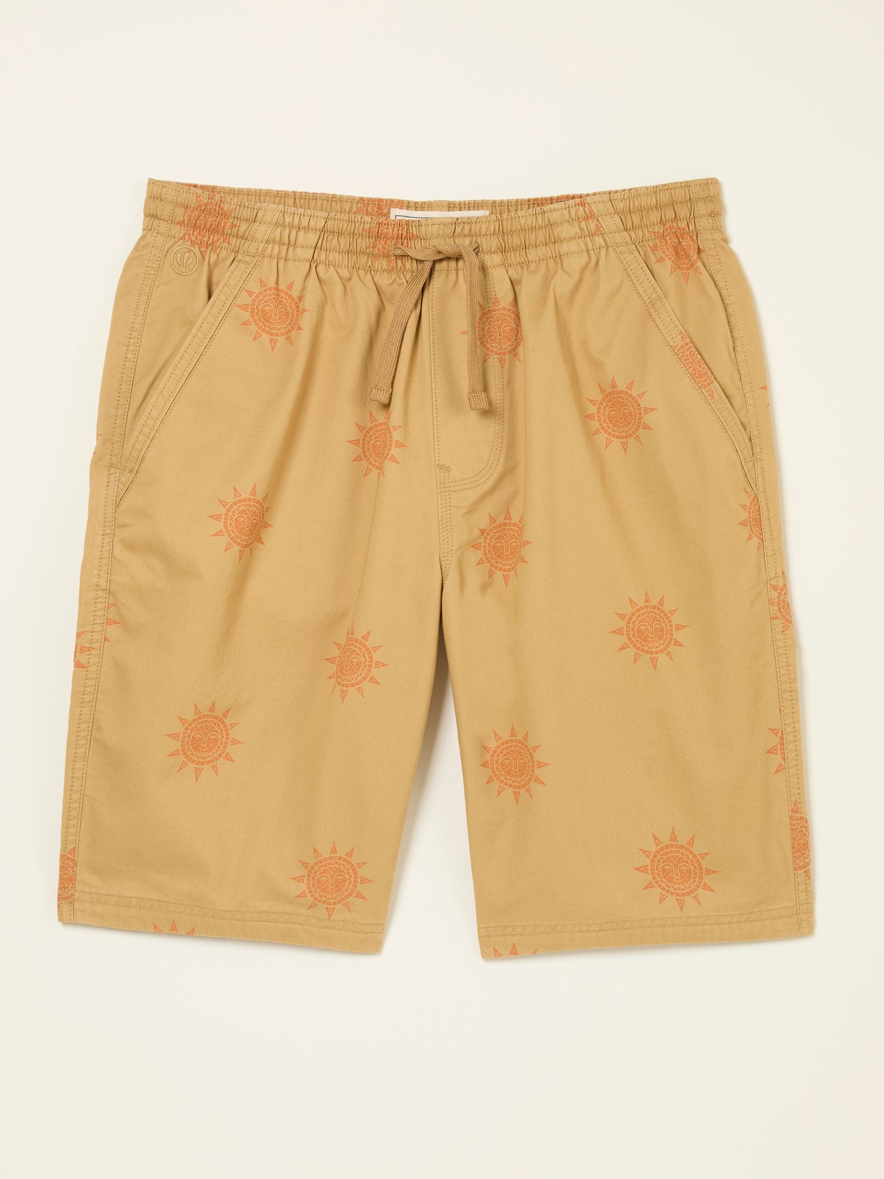 Seaton Yellow Sun Pull On Shorts