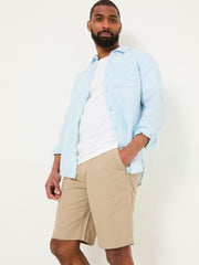 Blue Long Sleeve Linen Stripe 100% Linen Shirt