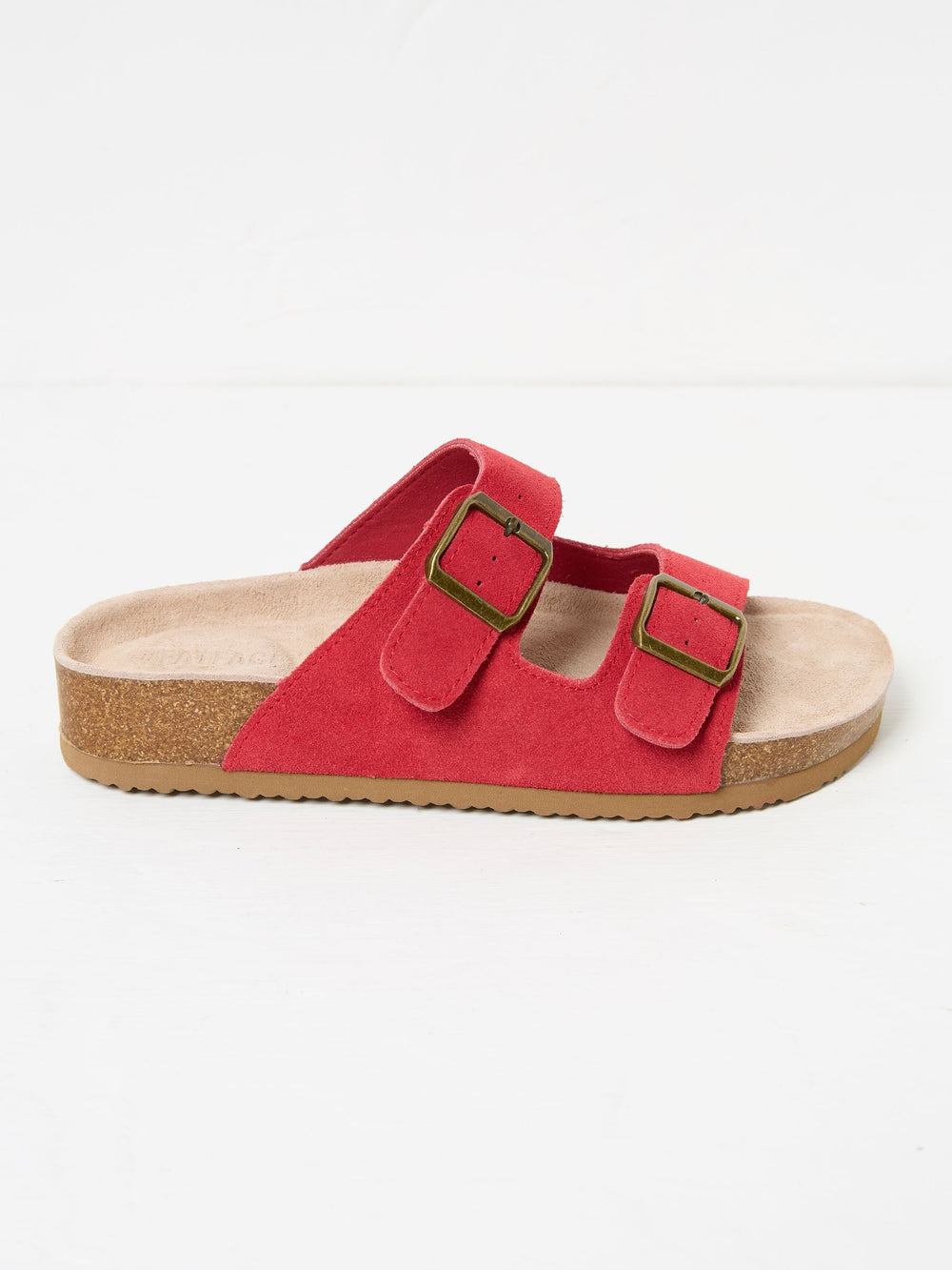 Red Leather Meldon Sandal