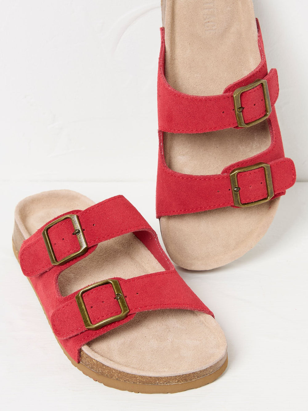 Red Leather Meldon Sandal